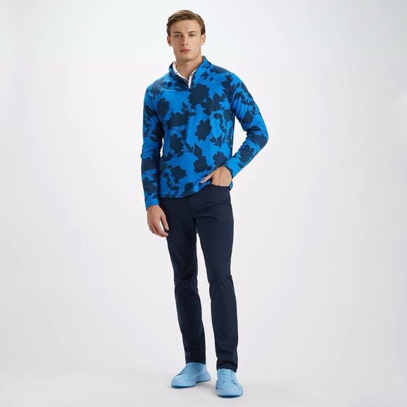 G/FORE TONAL FLORAL LUXE MENS GOLF MID LAYER RACER New With Tags Size Large - Picture 3 of 8